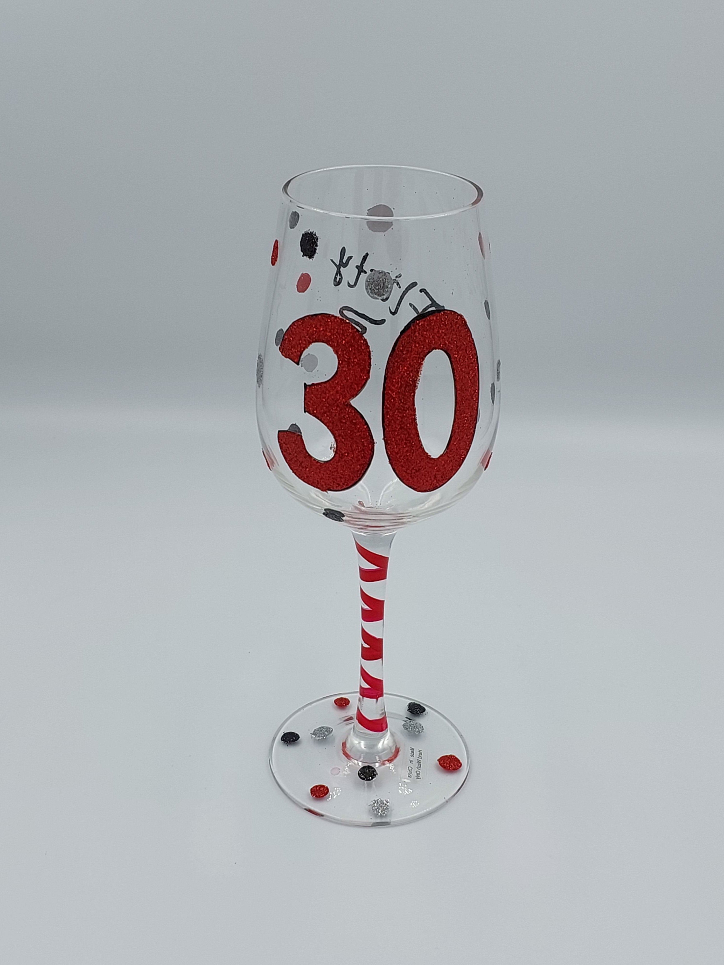 30TH BIRTHDAY WINE GLASS – Success Gifts