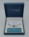 Inspirations White Howlite 8mm Bracelet