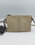 Modapelle Leather Sage Cross Body Bag