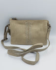 Modapelle Leather Sage Cross Body Bag
