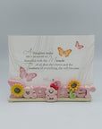 Daughter Colourful Words Frame - Success Gifts