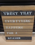 CRATE WALL HANGING-REASON
