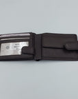 RFID Mens Leather Wallet - BROWN
