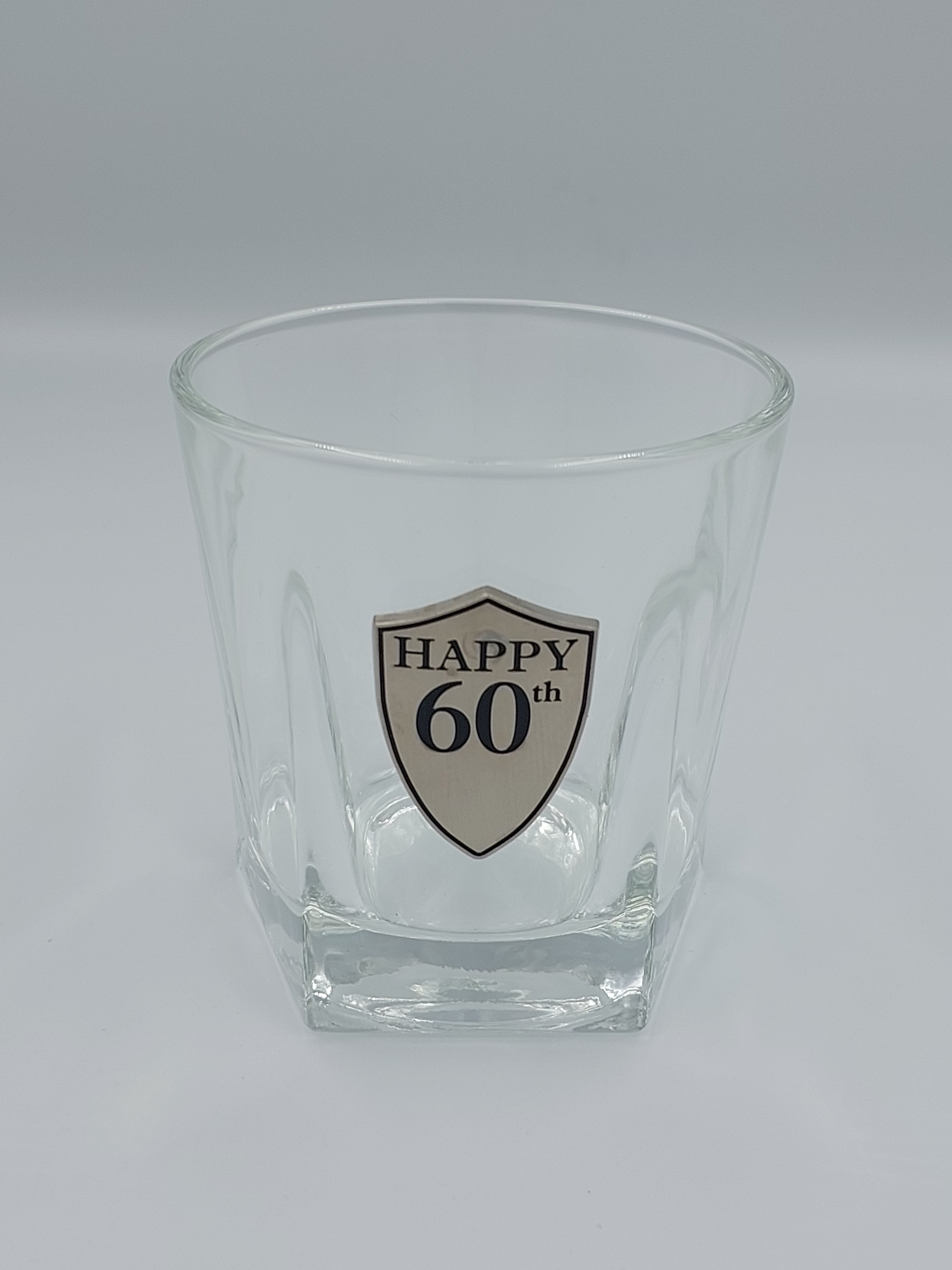 60th WHISKY GLASS 250ML