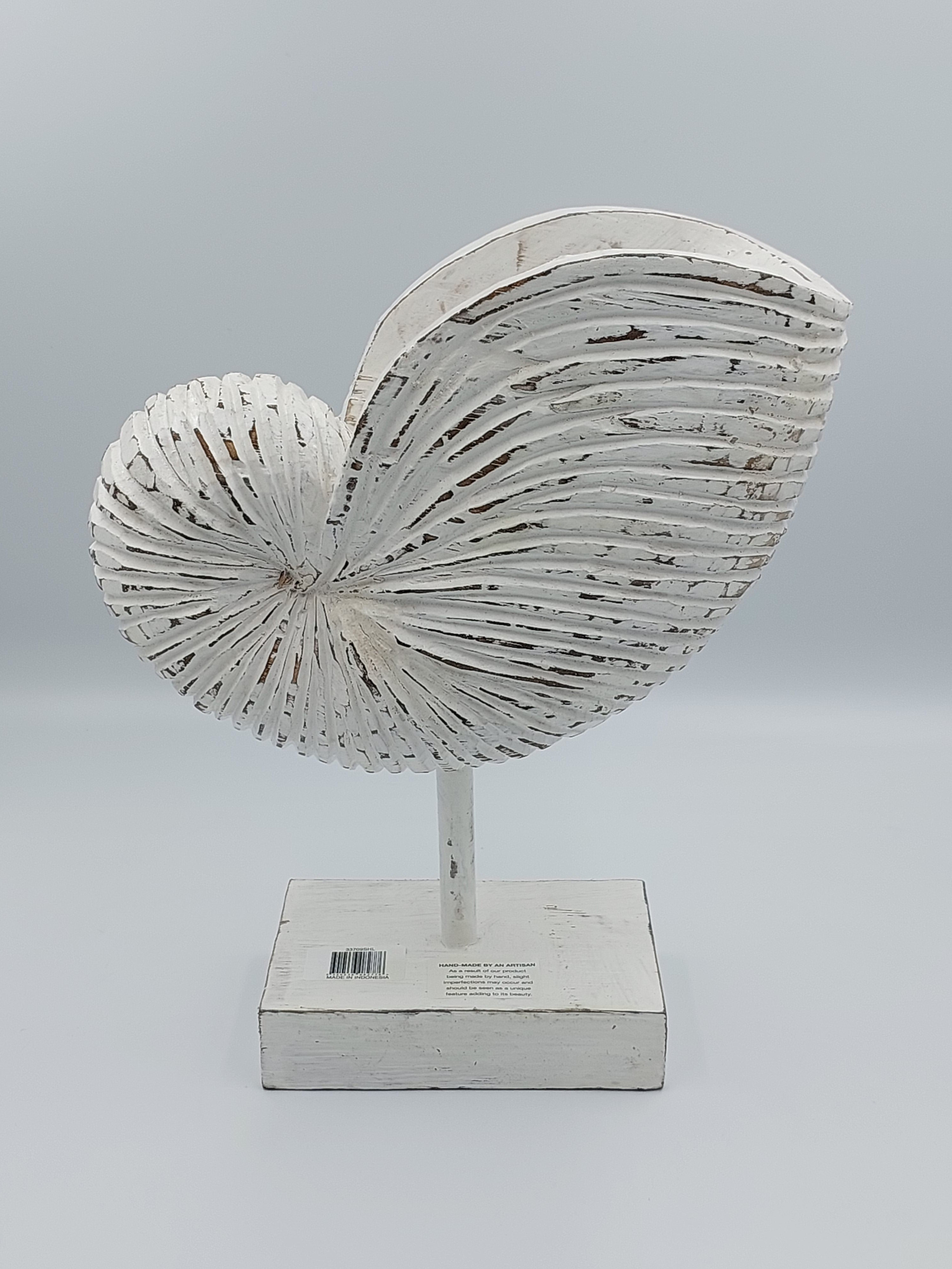 Handicrafted Shell Figurine on Base 21 x 9 x 26H cm