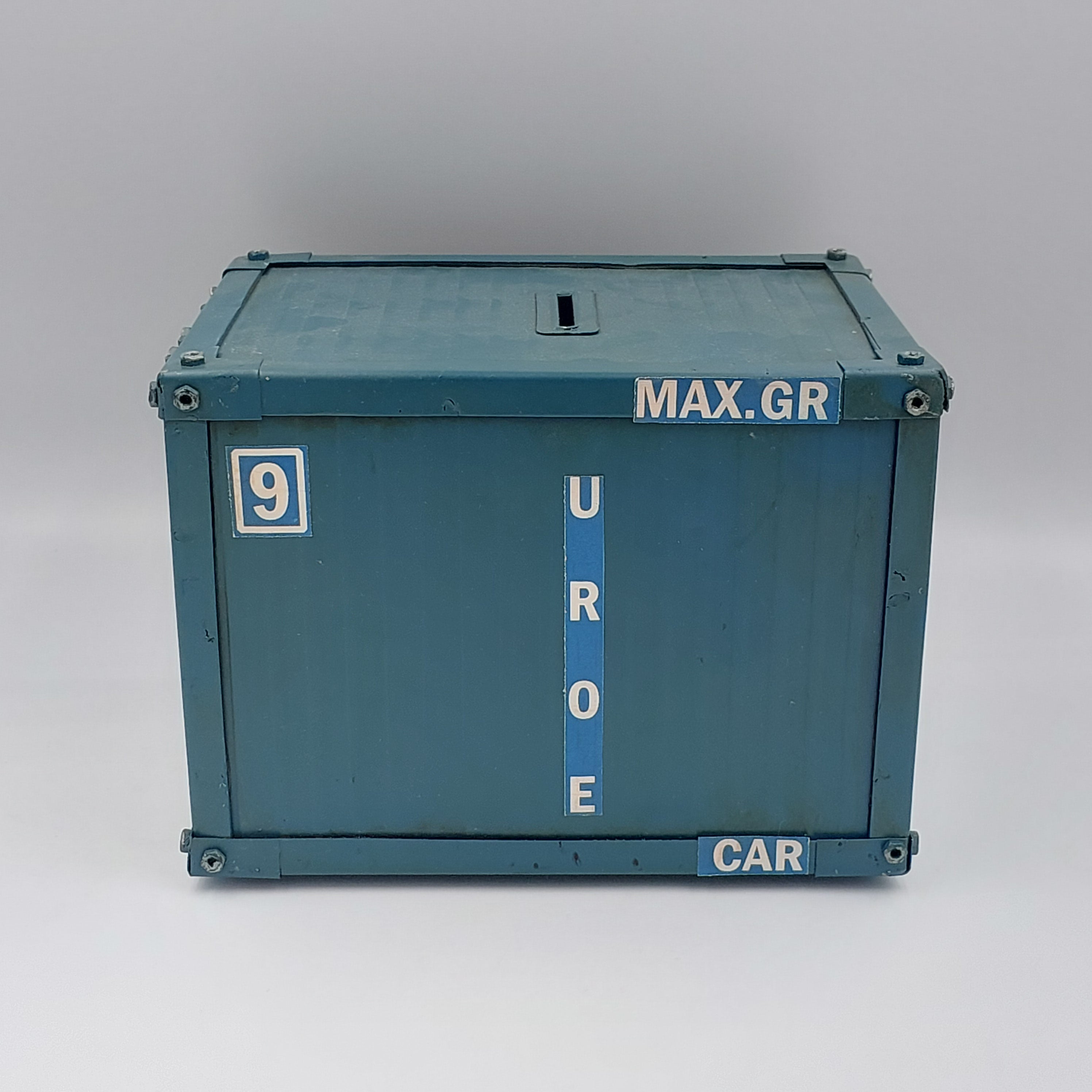 Blue Container Coin Box - Success Gifts