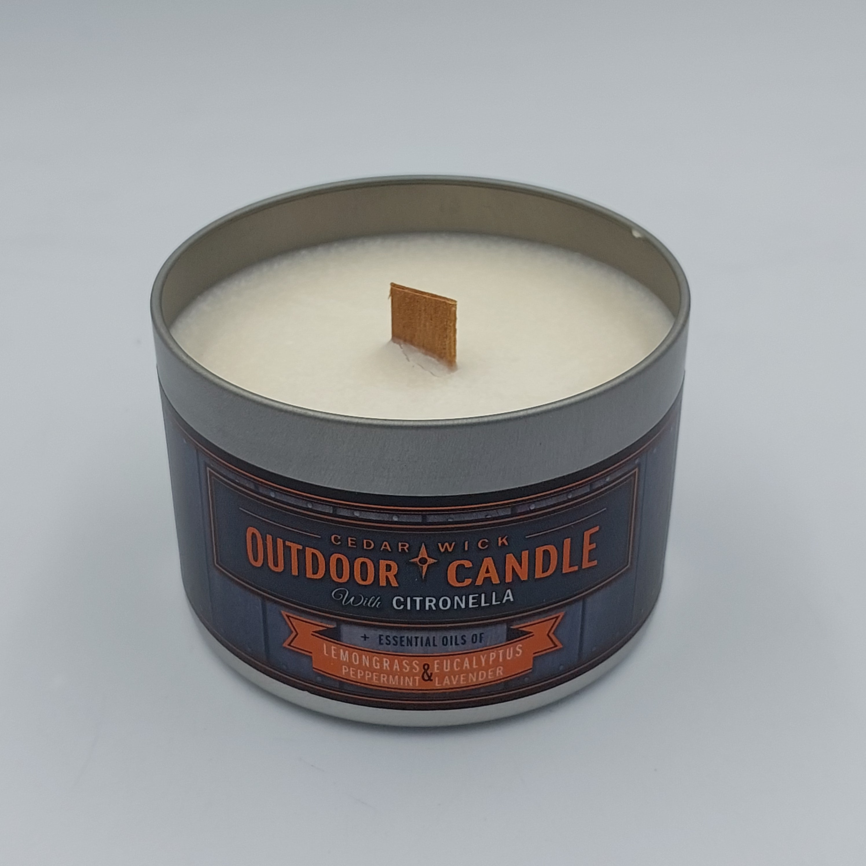 CEDAR WICK OUTDOOR CANDLE with CITRONELLA