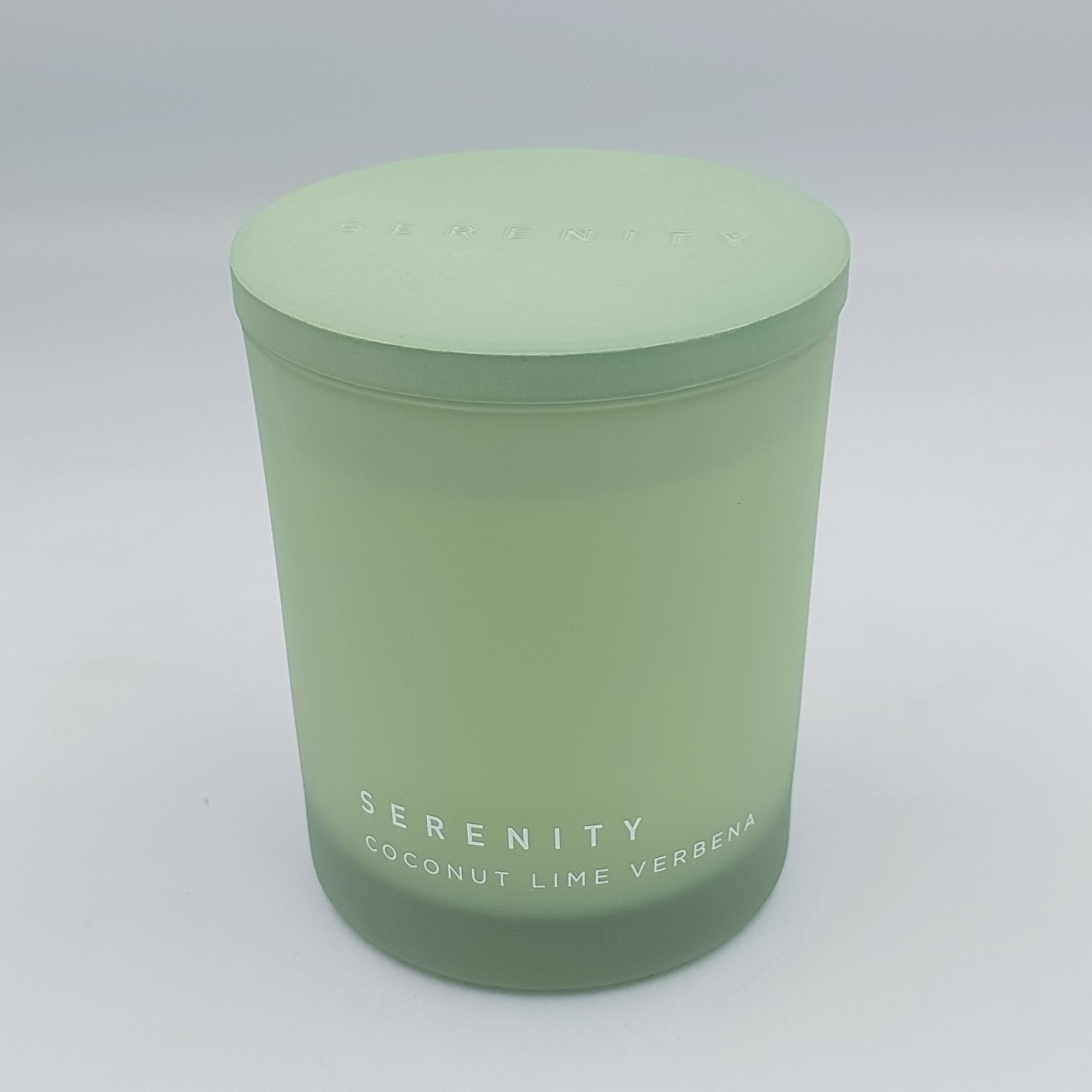 SERENITY COCONUT LIME VERBENA SOY WAX CANDLE