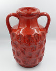 Red vase with handles - Success Gifts