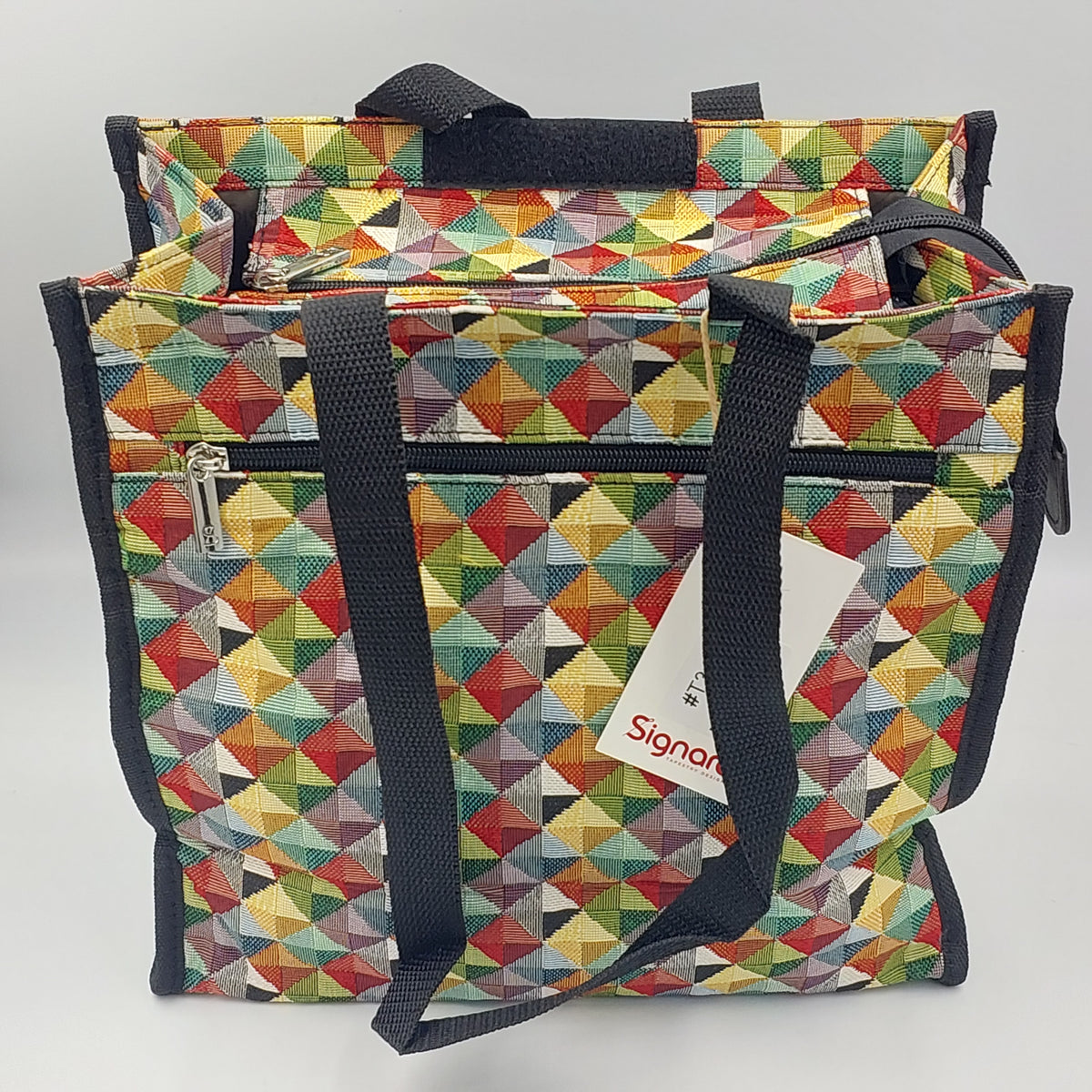 Shopper Bag Multicoloured Triangle
