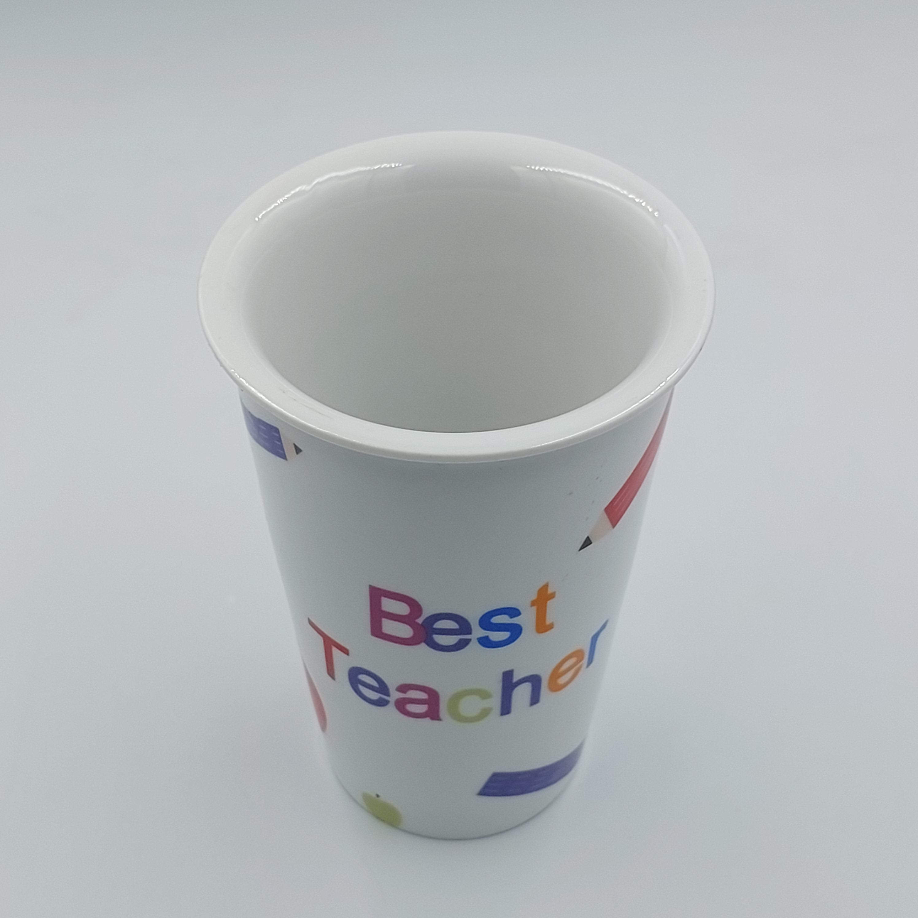 Best Teacher Ceramic Reusable Cup - Success Gifts