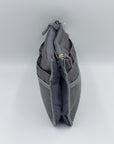 Men's Toiletries Twin Zip Bag Grey