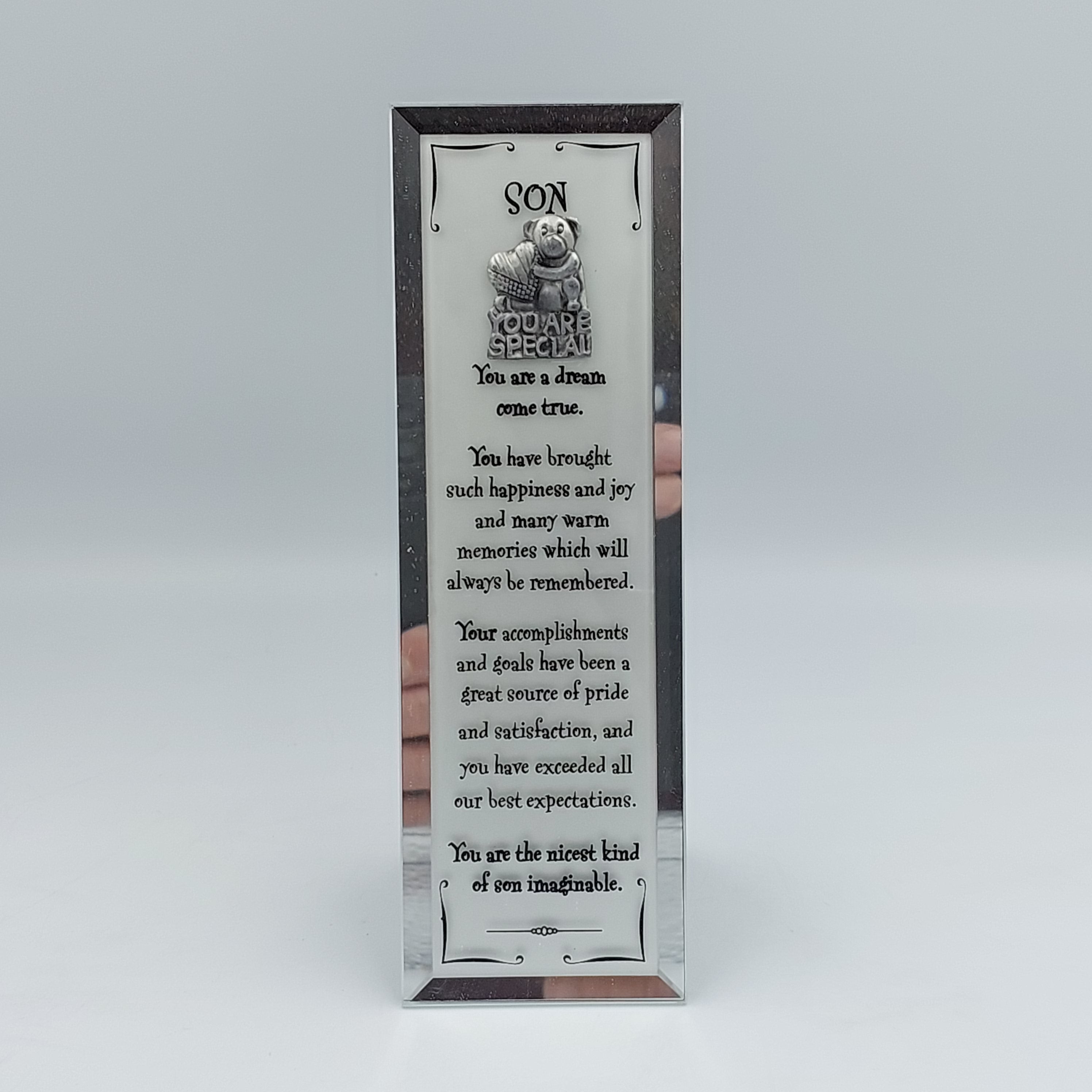 Son Reflections Word Plaque - Success Gifts
