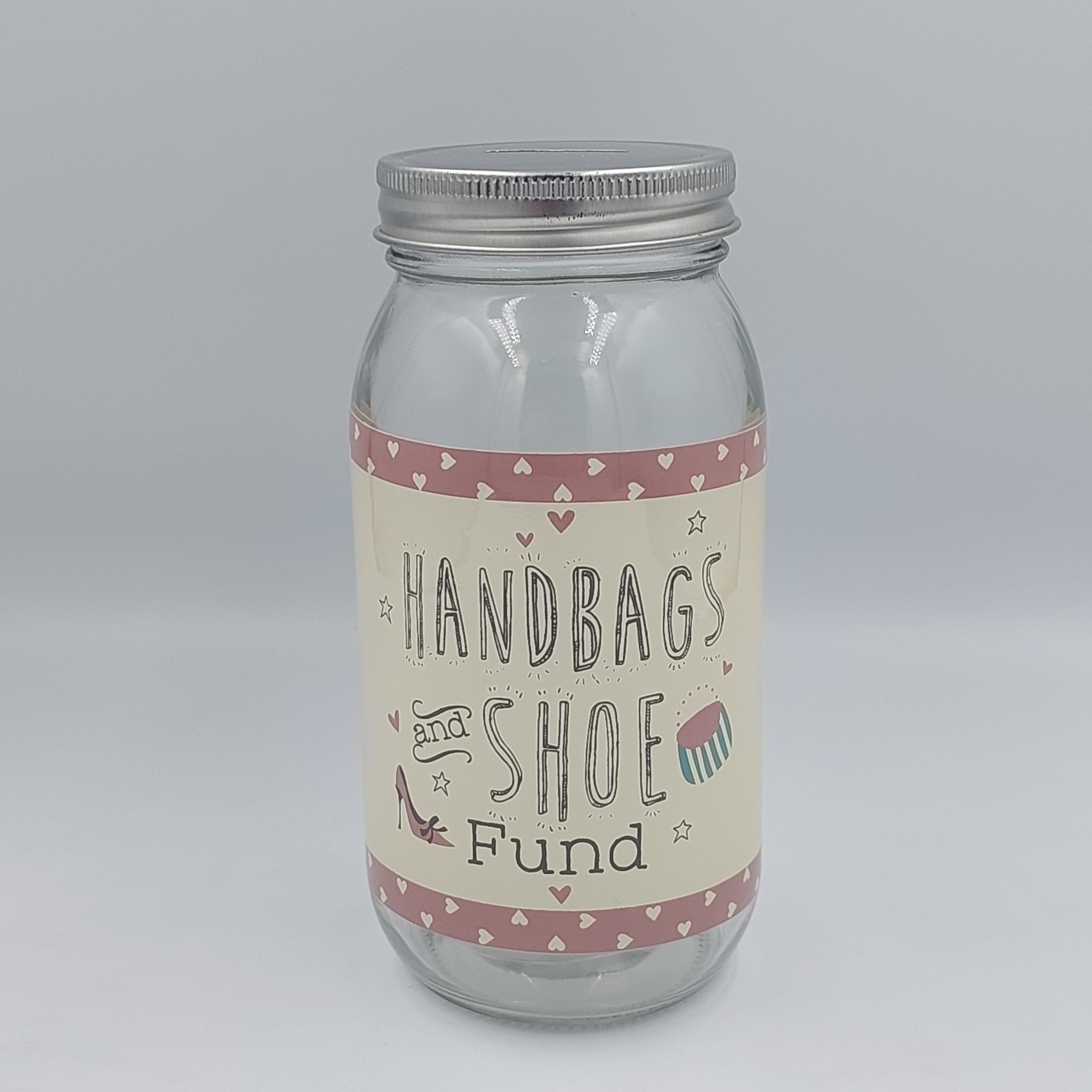 Money Box Jar Handbags & Shoe Fund - Success Gifts