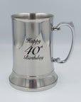 18OZ BEER MUG HAPPY 40TH - Success Gifts