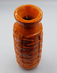 Aged Orange Vase