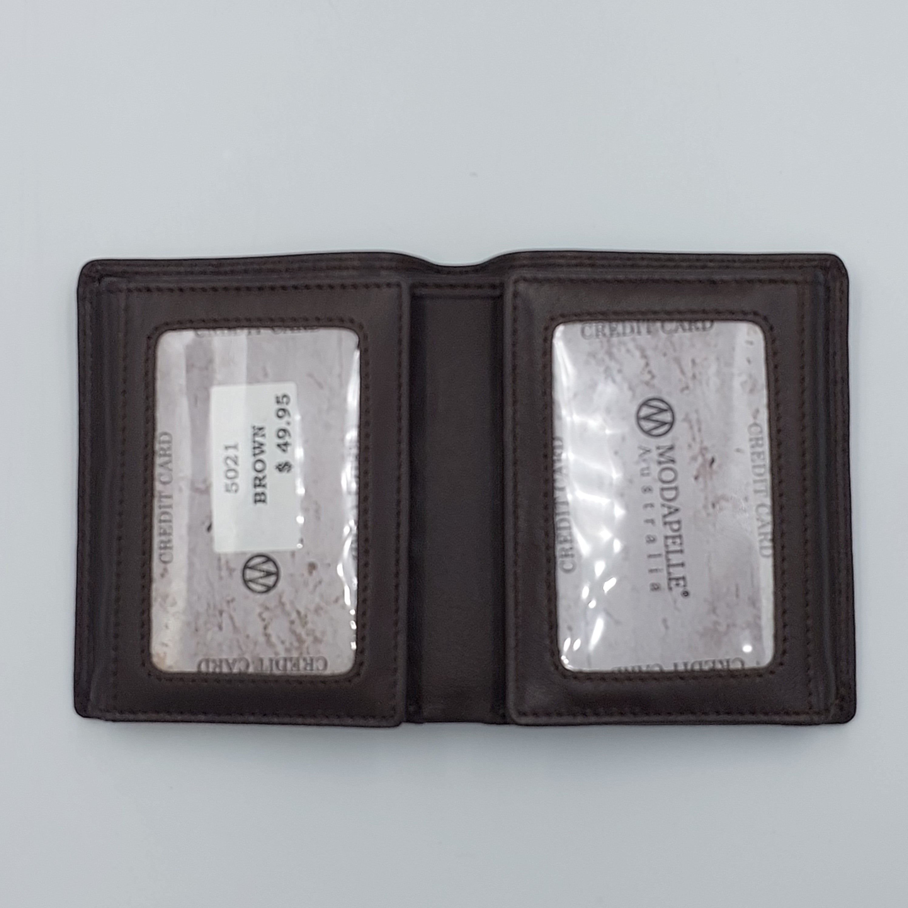 RFID Mens Leather Wallet - BROWN
