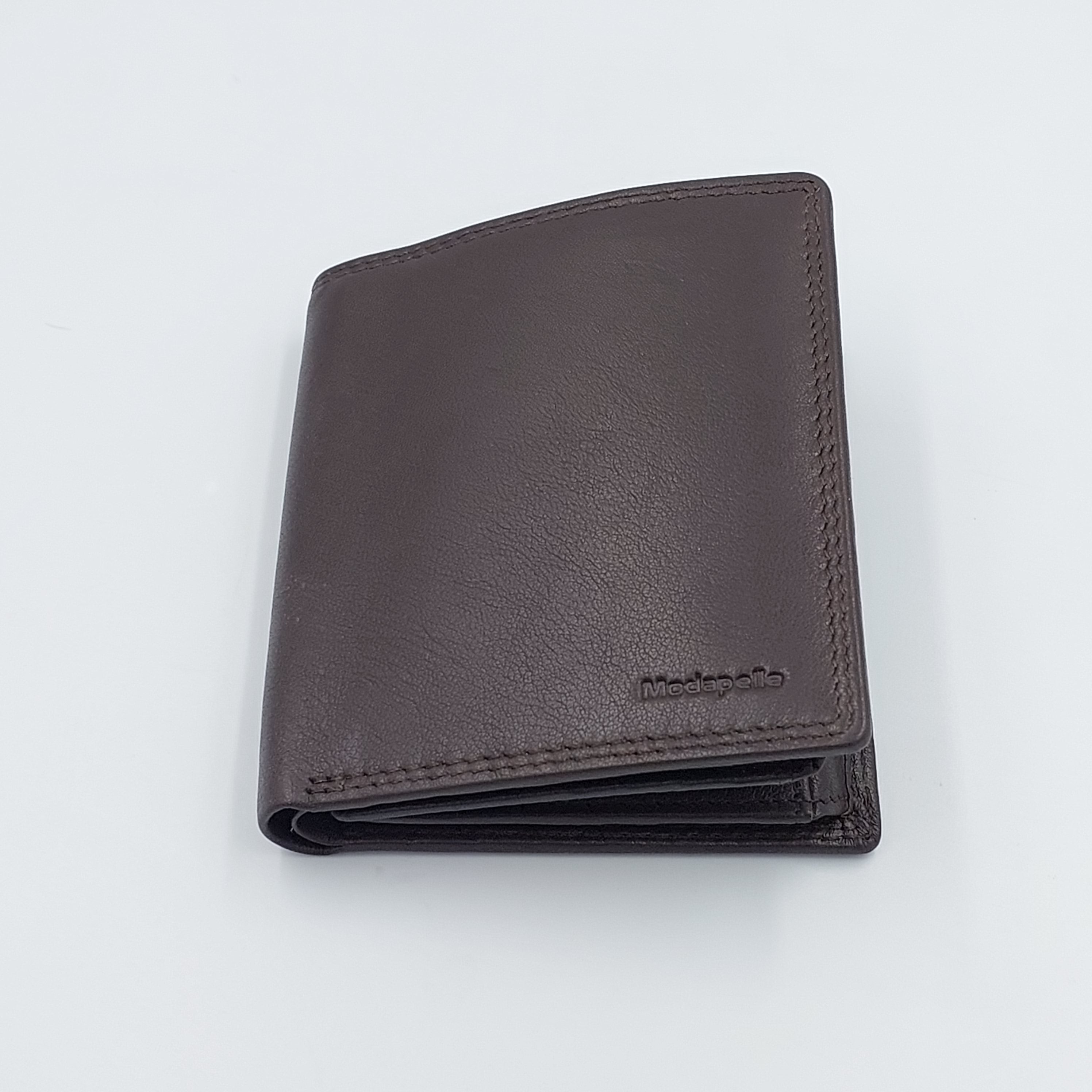 RFID Mens Leather Wallet - BROWN