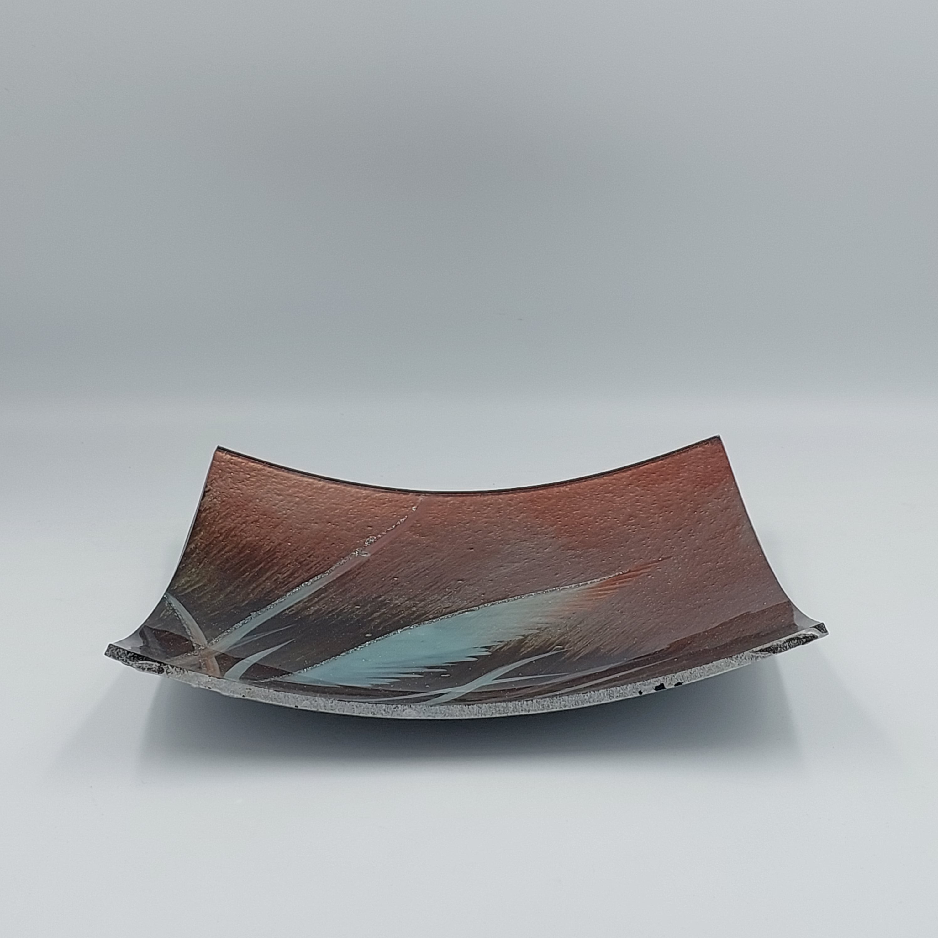 Shell Glass Plate Feather