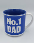 No.1 Dad Mug Blue