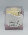 8.5cm Guardian Angel Candle W/Holder
