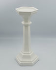 Cream Hexagonal Candle Holder