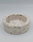 Cream Speckled Ceramic Round Dish
