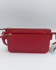 Leather cross-body bag