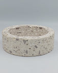 Cream Speckled Ceramic Round Dish