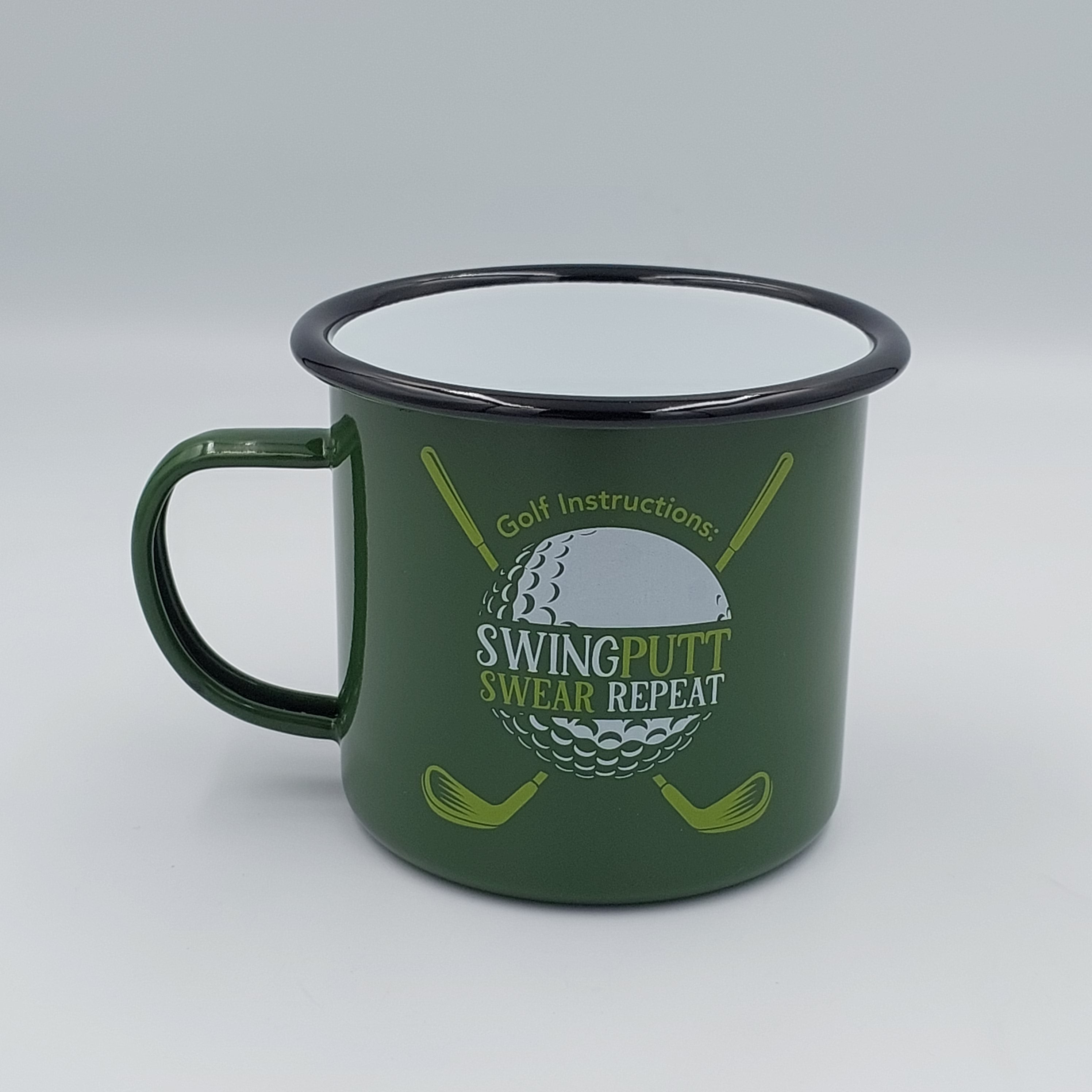 Golf Adventure Enamel Mug
