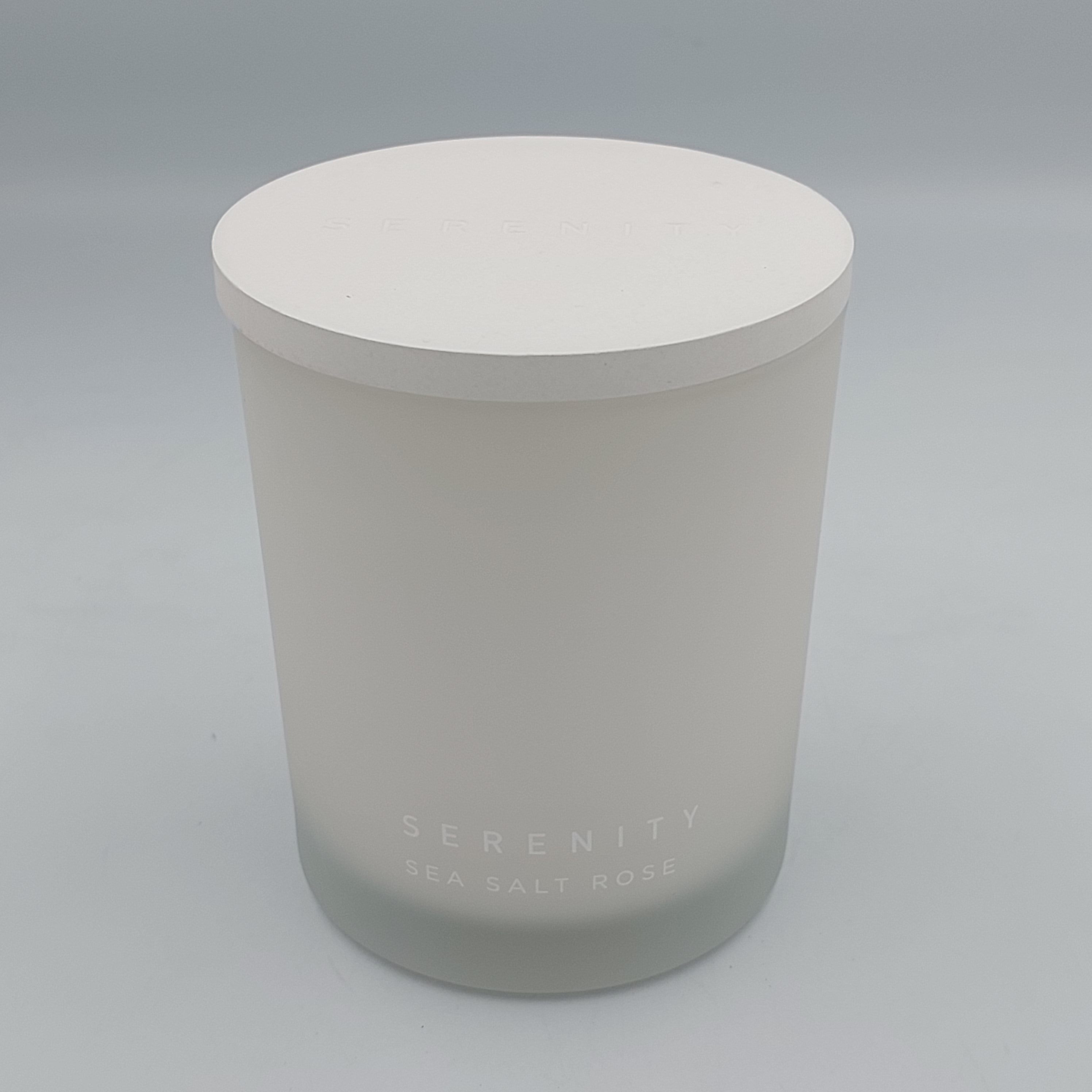 SERENITY SEA SALT ROSE SOY WAX CANDLE