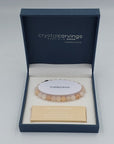Inspirations Orange Jasper 8mm Bracelet