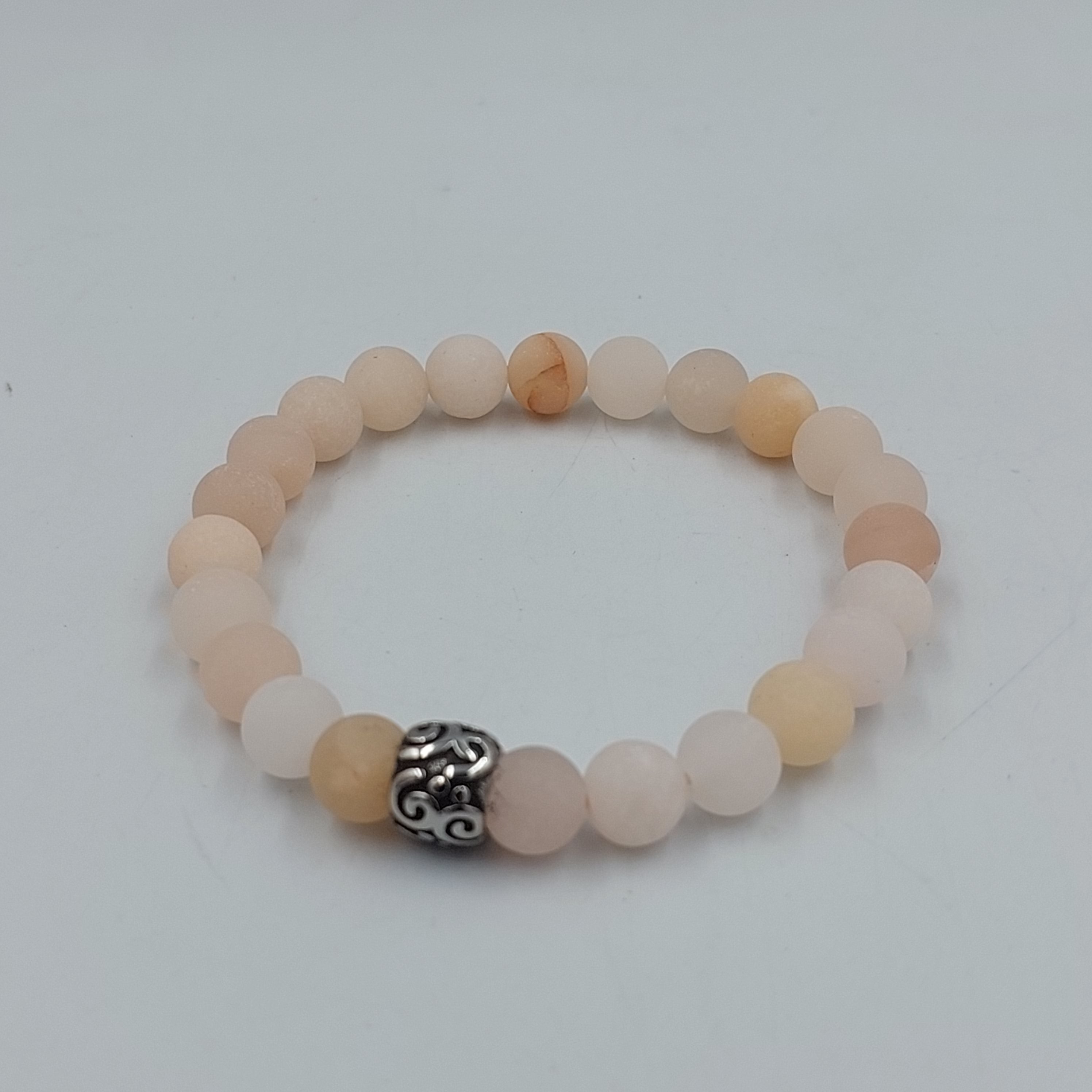 Inspirations Orange Jasper 8mm Bracelet