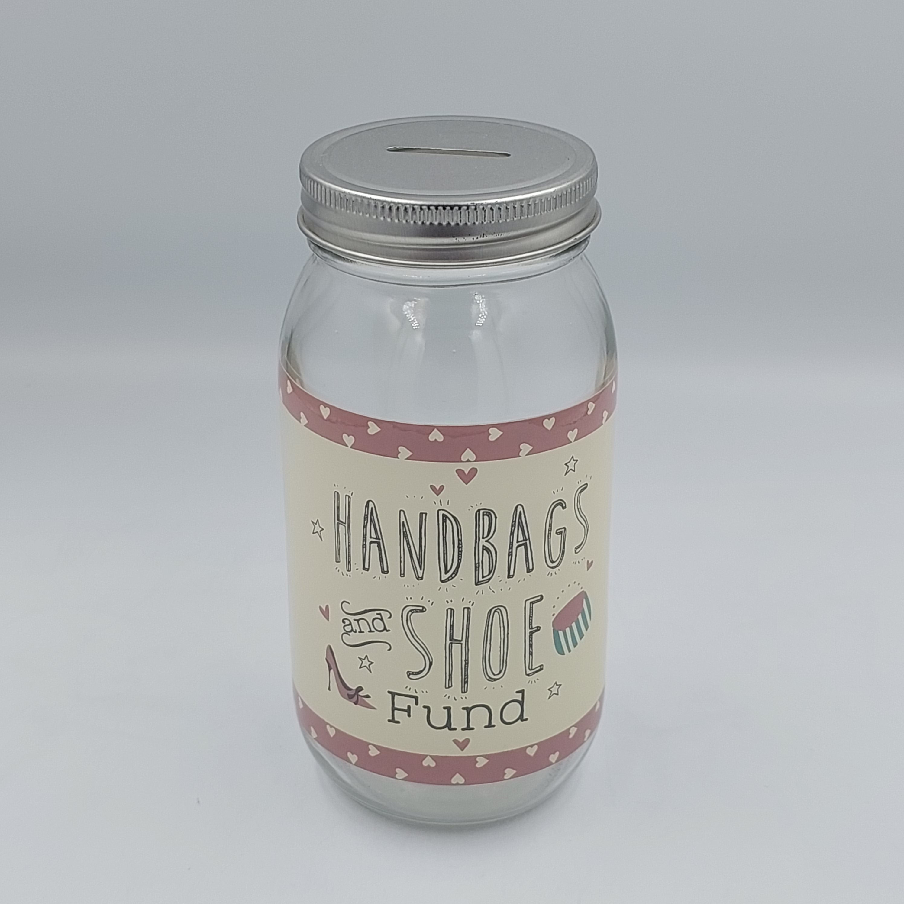 Money Box Jar Handbags & Shoe Fund - Success Gifts