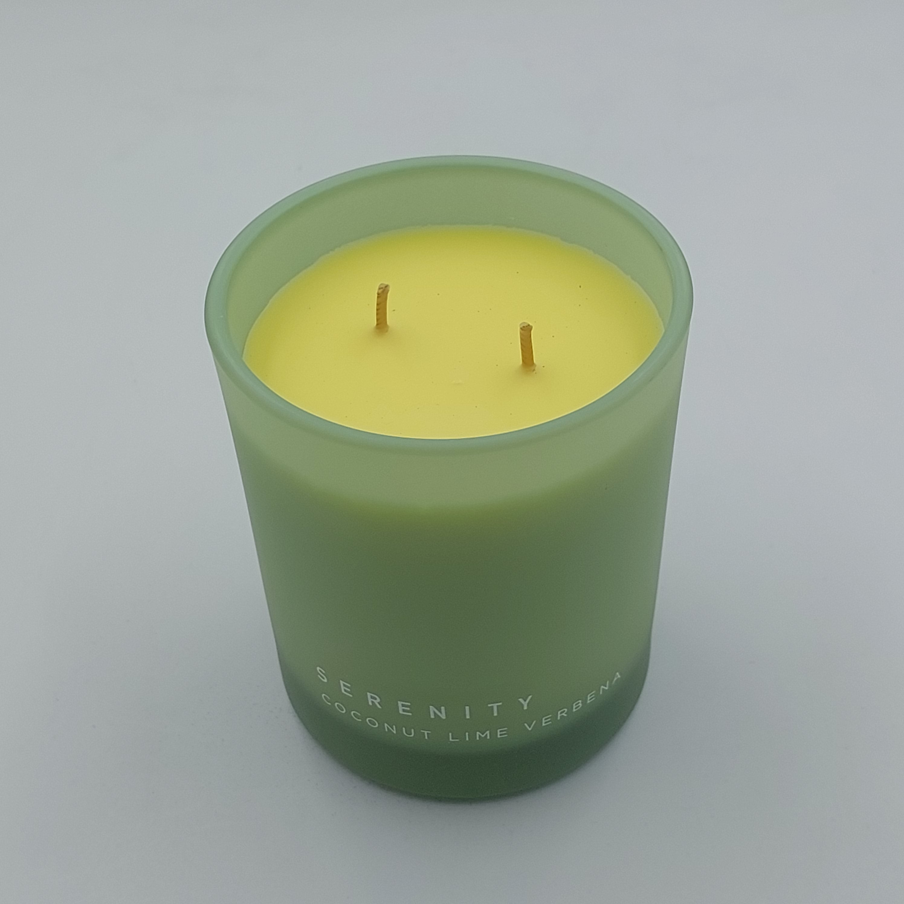 SERENITY COCONUT LIME VERBENA SOY WAX CANDLE