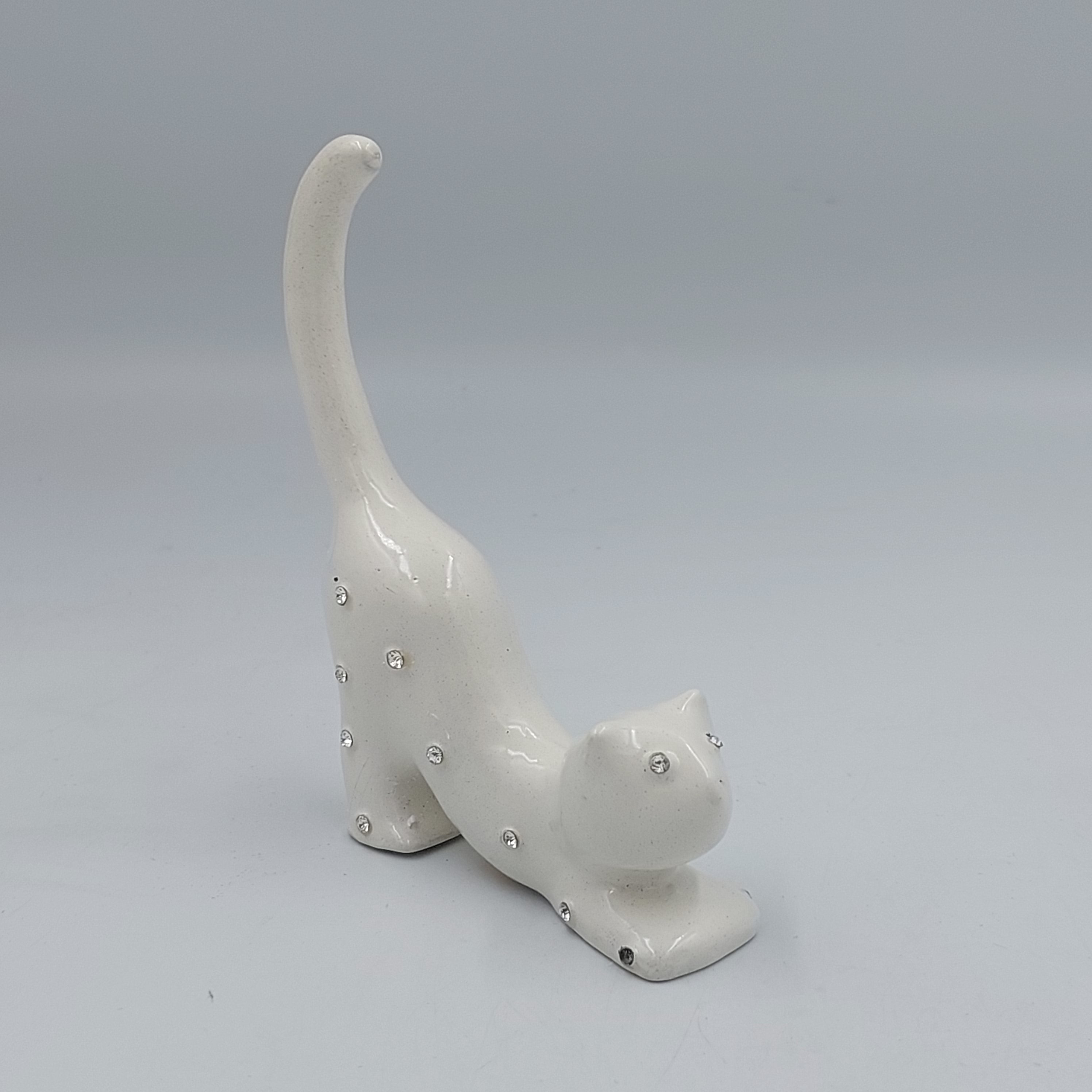 Cat Ring Holder White