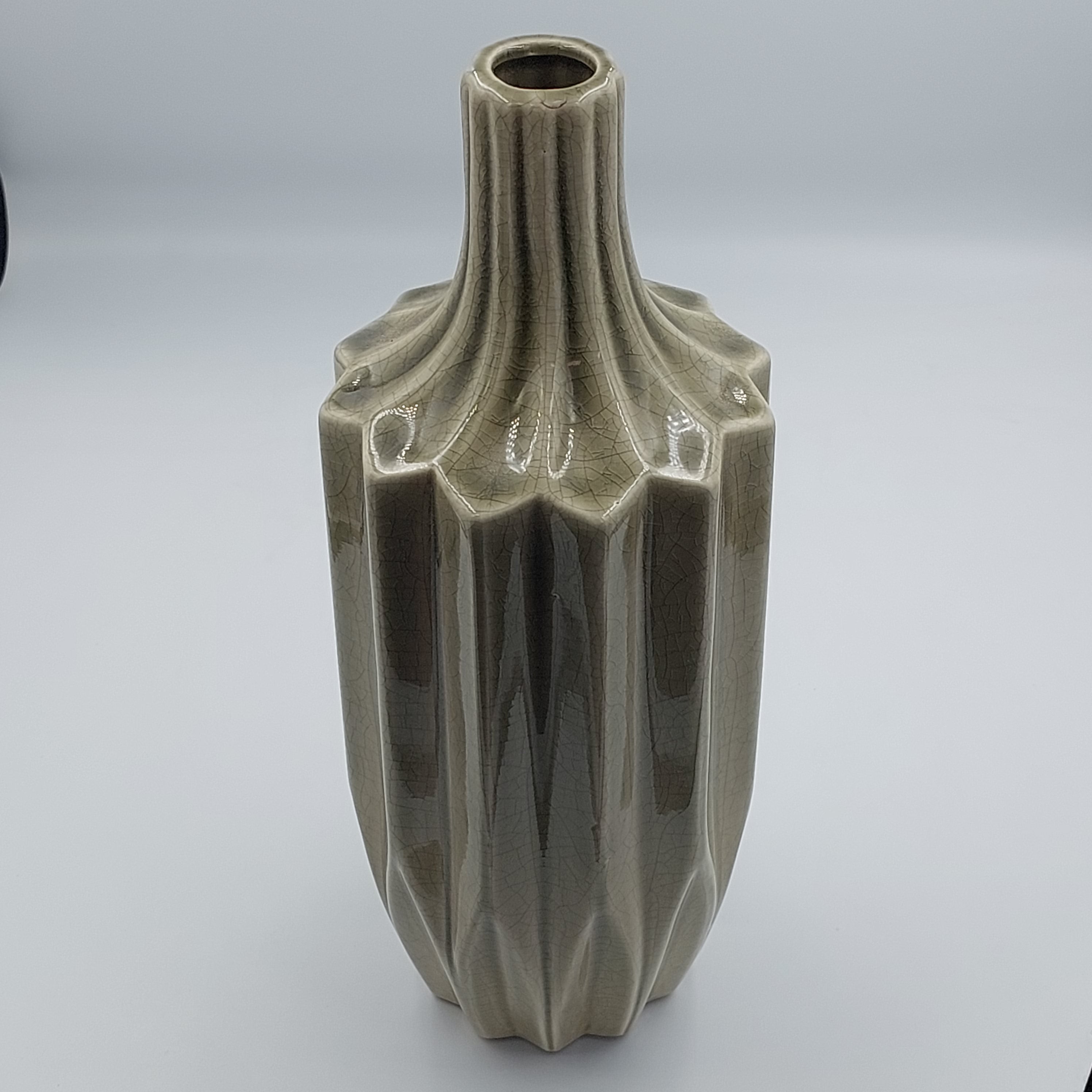 Gen Vase Fawn Light Grey - Success Gifts
