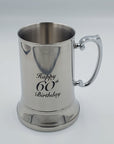 18OZ BEER MUG HAPPY 60TH - Success Gifts