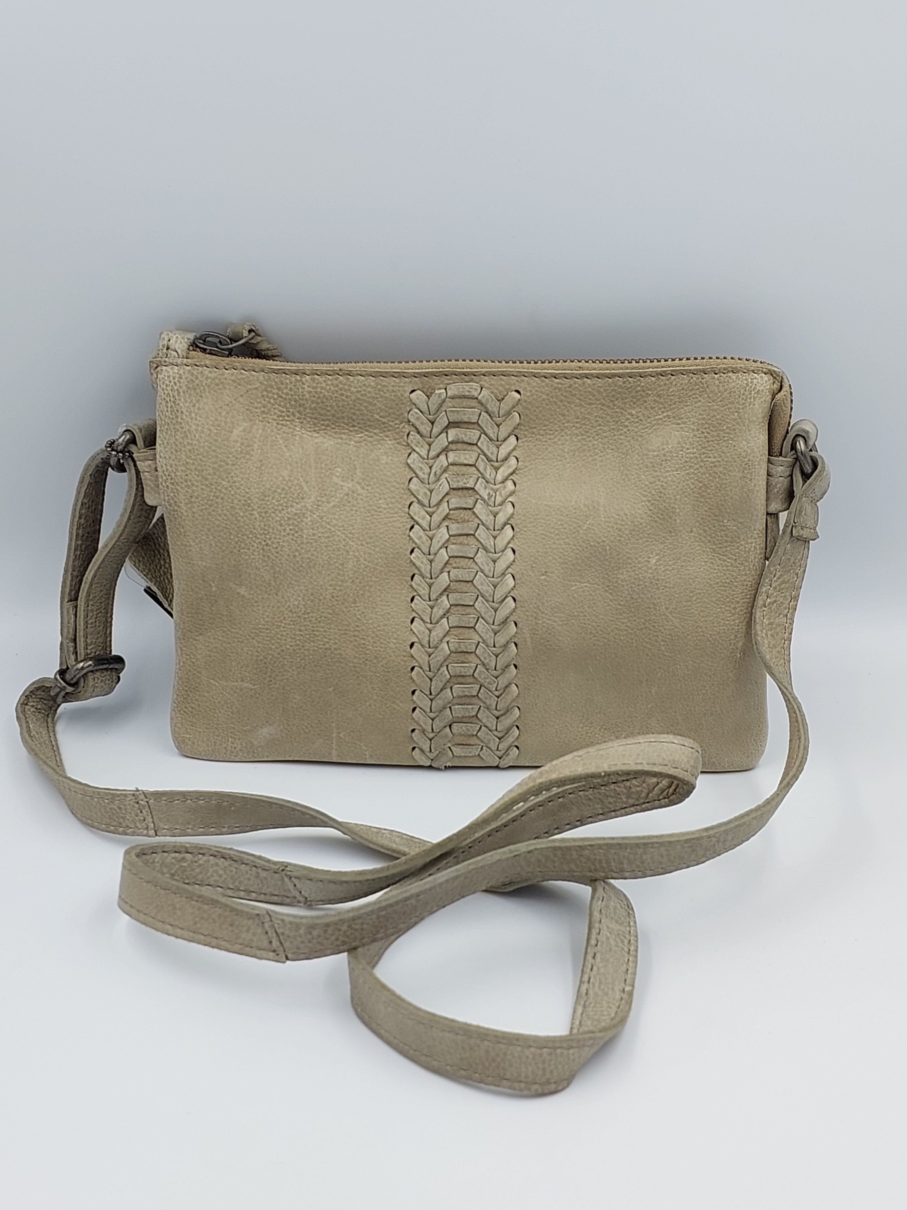 Modapelle Leather Sage Cross Body Bag