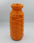Aged Orange Vase