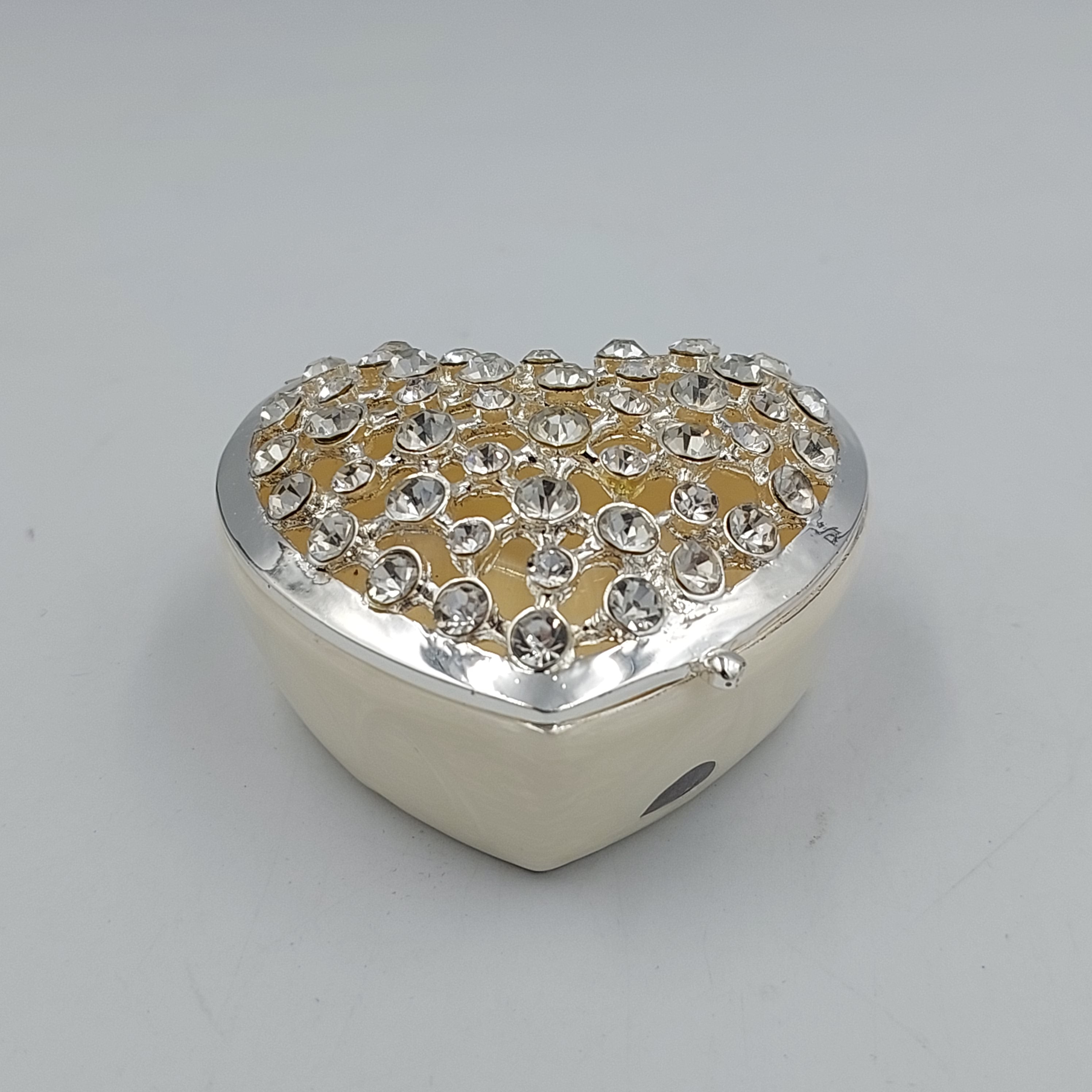 Heart Crystal Trinket Box