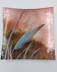 Shell Glass Plate Feather