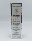 Happy Birthday Reflections Word Plaque - Success Gifts