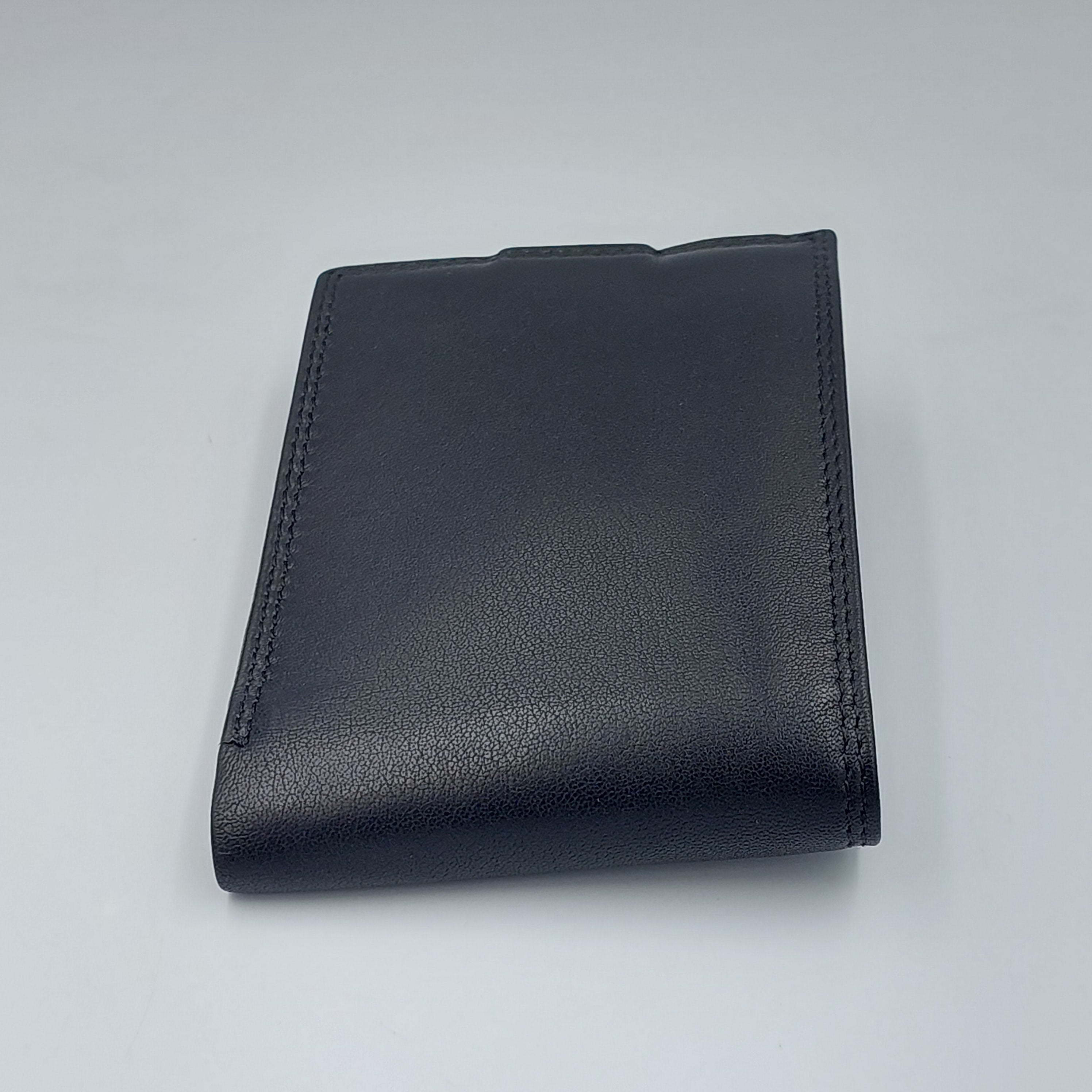 RFID Mens Leather Wallet - BLACK