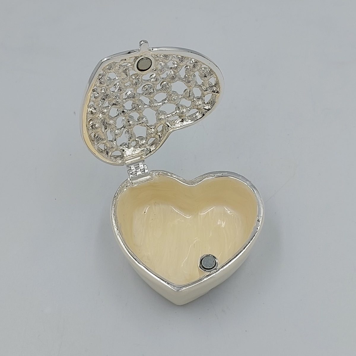 Heart Crystal Trinket Box