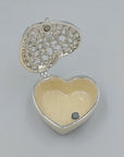Heart Crystal Trinket Box