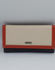 Soft Leather Ladies Wallet Black/Beige - Success Gifts