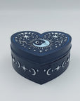 Blue Moon Heart Trinket Box