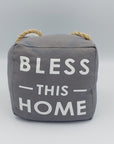 Bless this home cube doorstop