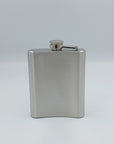 7oz Hip Flask Happy 40th matte.